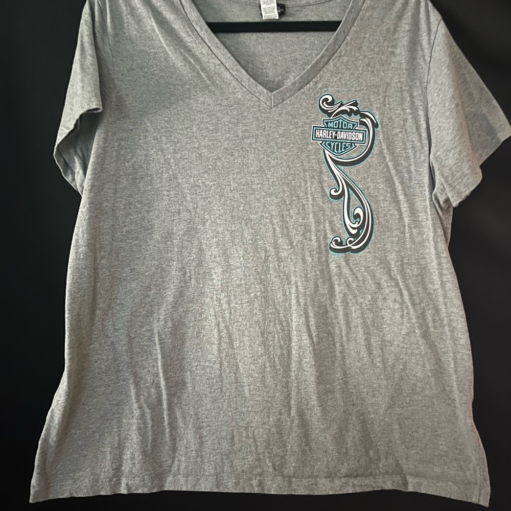 Harley-Davidson Gray Cotton Tee